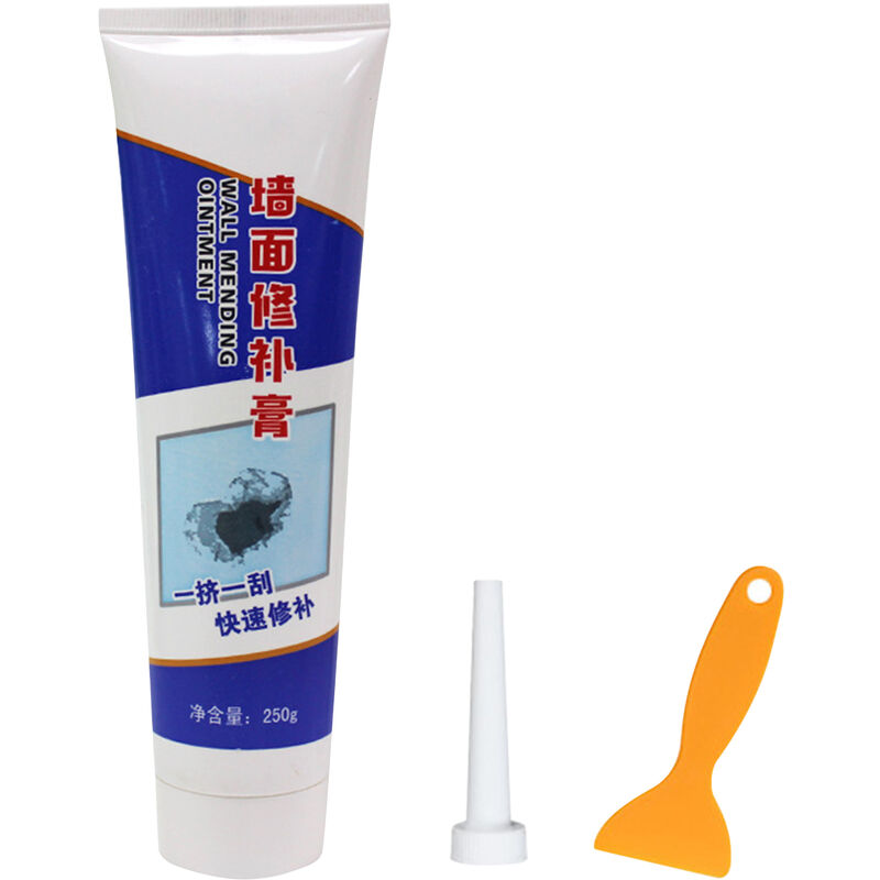 Drywall Repair Kit Non-Toxic Wall Mending Agent Free Scraper Surface Repair Cream Instant Wall Plaster Repair Paste to Cover Holes Cracks Graffiti