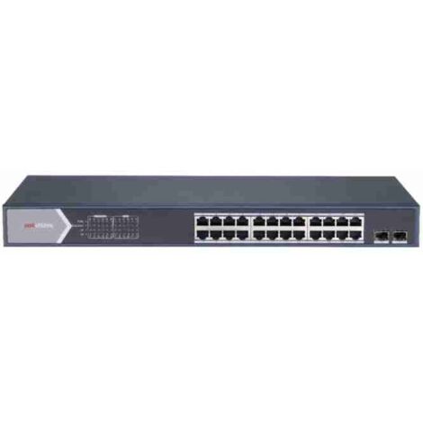 DS-3E0528HP-E - SWITCH GIGABIT UNMANAGED 24 PORTE POE