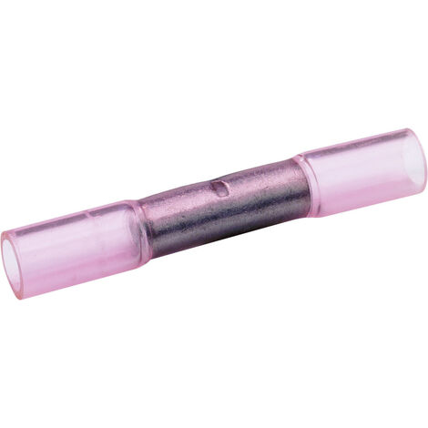 DSG Canusa 7931100302 Stoßverbinder mit Schrumpfschlauch 0.50 mm²  Vollisoliert Rot 1 St.
