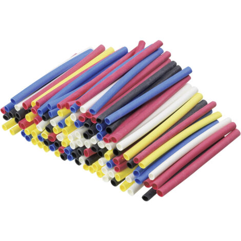 DSG Canusa 8011020990 Schrumpfschlauchsortiment  1.60 mm 0.80 mm Schrumpfrate:2:1 125 St.