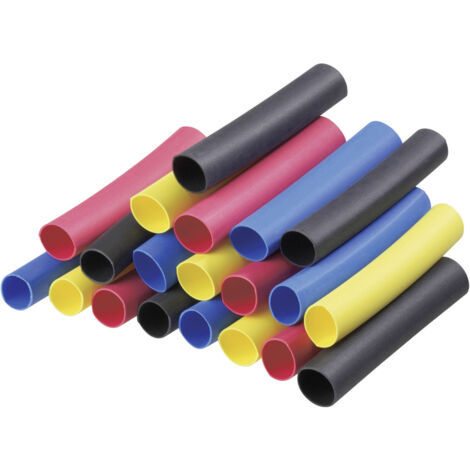 DSG Canusa 8011060990 Schrumpfschlauchsortiment  6.40 mm 3.20 mm Schrumpfrate:2:1 20 St.