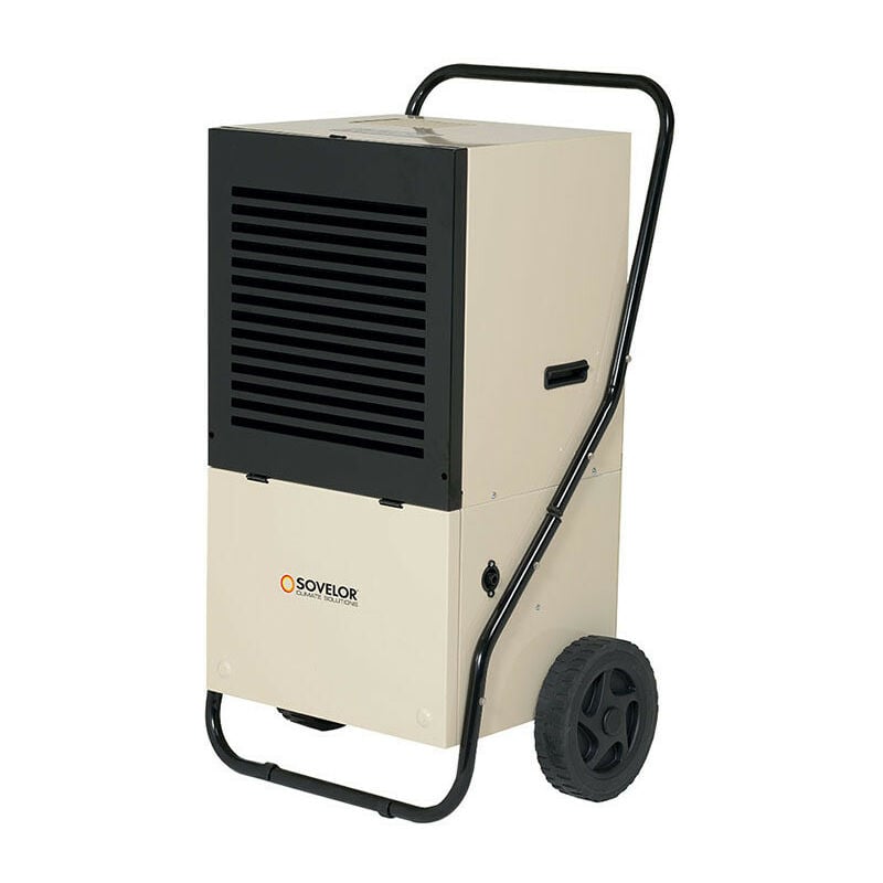 Sovelor - Déshumidificateur mobile DR100E capacité 100l/jour 1840W débit d'air 1000m3/h réservoir 15L
