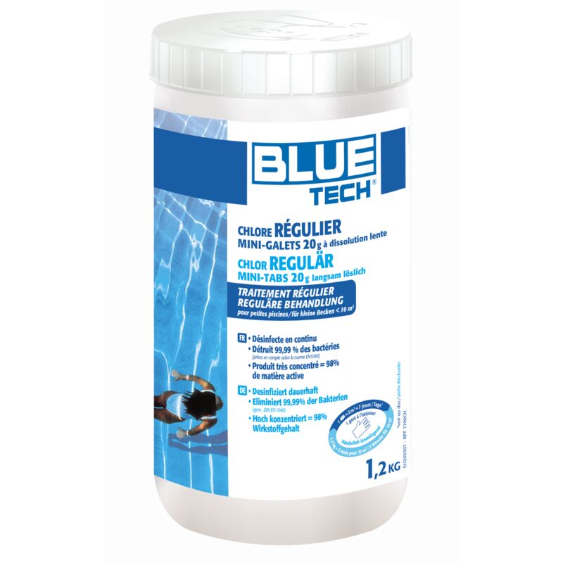 Bluetech Desinf Chlore Reg 1k2 Tp2 - BLUE TECH