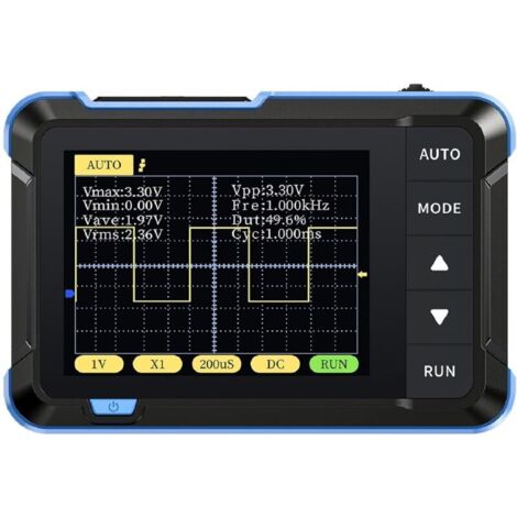 DSO152 Mini Oscilloscope numérique portable 2.5MSa/s 200KHz bande passante analogique 800 VPP avec sortie PWM （Version Standard）