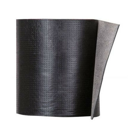 DSTOCK60 - Rouleau 0.5 Mètre de feutre bitumé noir sablé spécial équerre renfort - Epaisseur 3.6mm - Largeur 1 m - Couvre 0.5m2 - Découpe au mètre - Etanchéité toiture. niche. cabane.