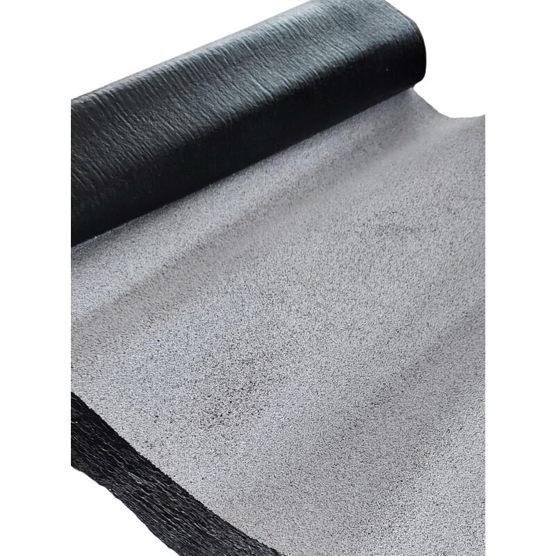 Dstock60 - Rouleau 1 Mètre de feutre bitumé blanc - Largeur 1 m - Couvre 1m2 - Découpe au mètre - Etanchéité, toiture, niche, cabane.