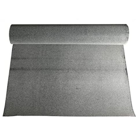 DSTOCK60 - Rouleau 2 Metres de sous-couche bitumee noir sable pour chape – Largeur 1 m – Epaisseur 1 mm – Couvre 2 m² - Decoupe au metre - Etancheite toit, niche, cabane….…