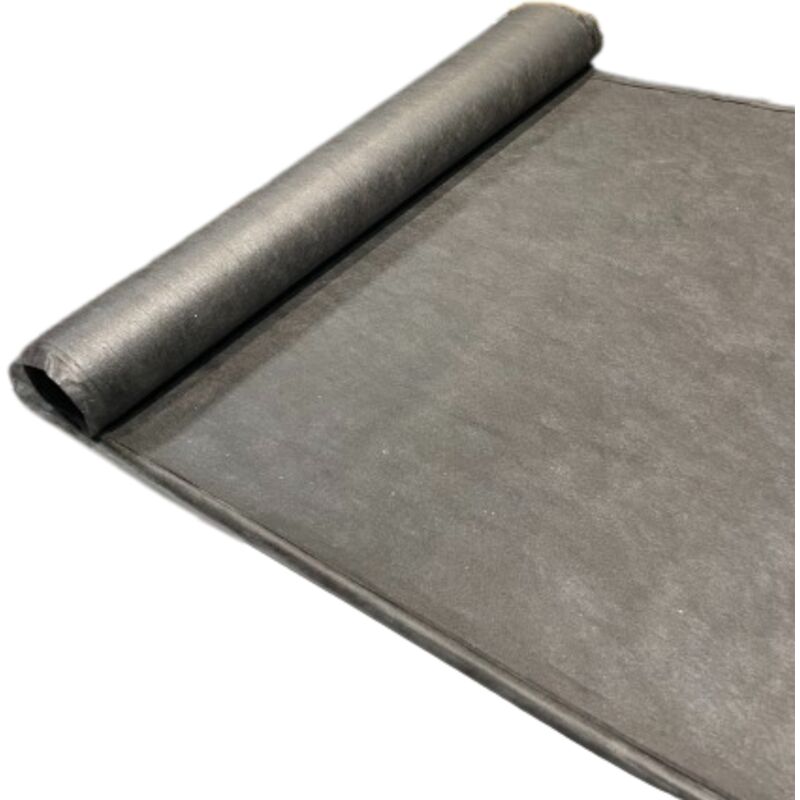 Rouleau 5m de sous-couche toit anti infiltration d'eau - Largeur 1 m - Epaisseur 0.5mm - Couvre 5m2 - Découpe au mètre - Etanchéité toiture à faible