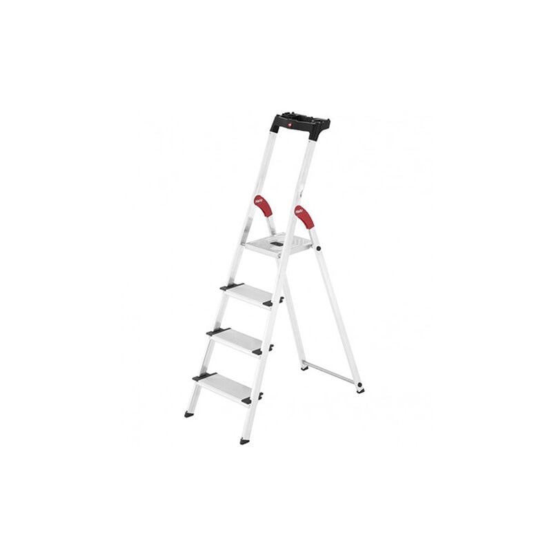 Escabeau pro 4 marches - Hauteur max. de travail 2.84m - 8814-001