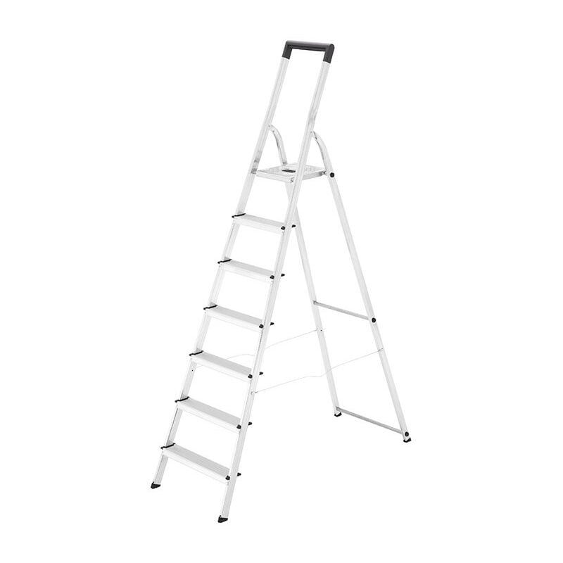 Escabeau domestique pliable en aluminium 7 marches ultra léger Hailo L40