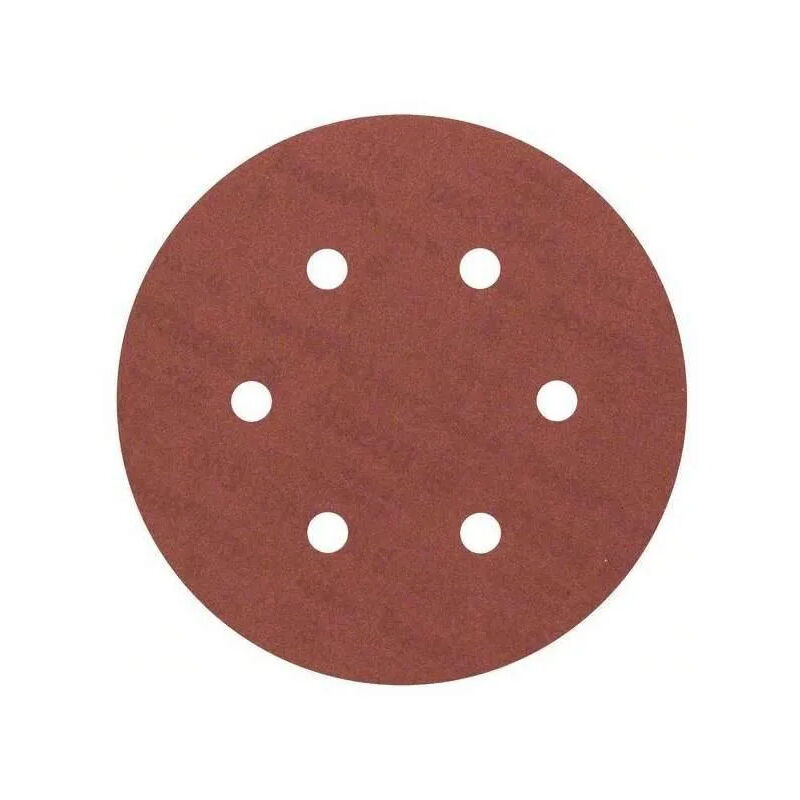 DSV Klettscheibe Durchmesser 150mm, Korngröße 40, 8+1 Löcher, 5 Stück