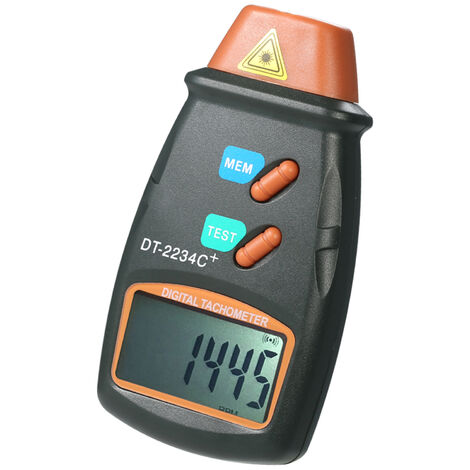 Contagiri misuratore di velocità in plastica batteria non inclusa contagiri digitale senza contatto TL900 per autoveicoli 