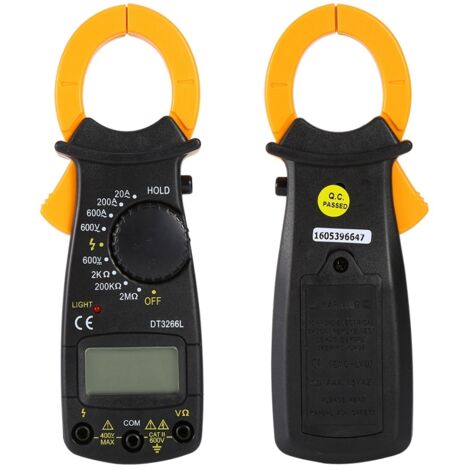 DT-3266L 600A AC/DC Digitales Zangenmessgerät, misst Strom, Spannung und Ampere