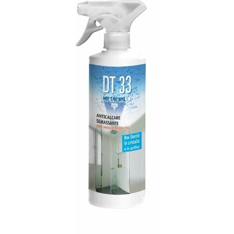 DT 33 detergente disincrostante antigoccia da 500 ml Metacril Tecno Line 07000501 0,5 litri