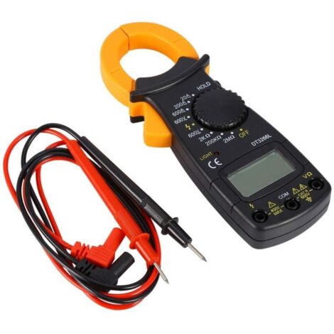 DT3266L Digitales Zangenamperemeter, Digitalmultimeter, Voltmeter, 600 A AC/DC, Strom- und Kapazitätsprüfer