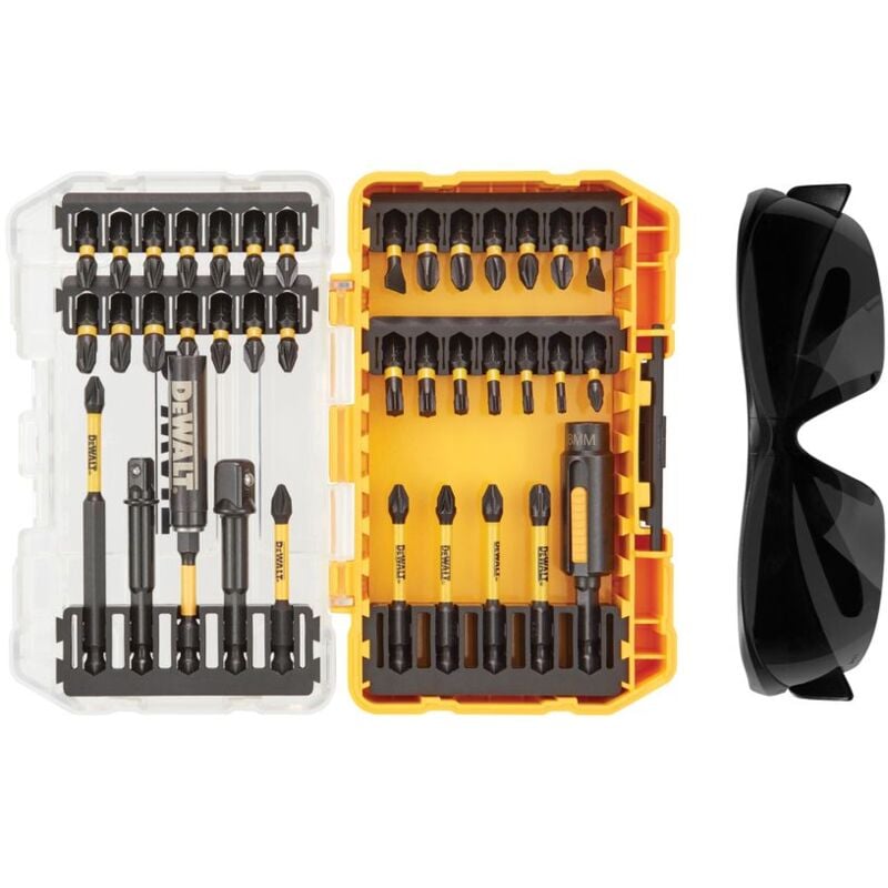 Dewalt - DT70740T FlexTorq Bit Set, 38 Piece + Safety Glasses