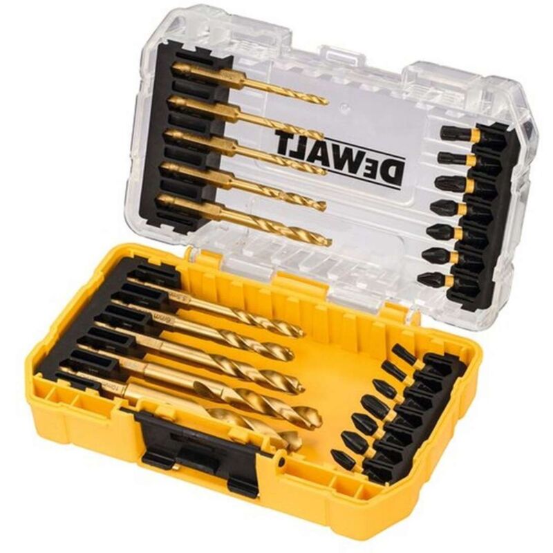Dewalt - Accessori - Set di punte e bit per trapano da 24 pezzi DT70748T