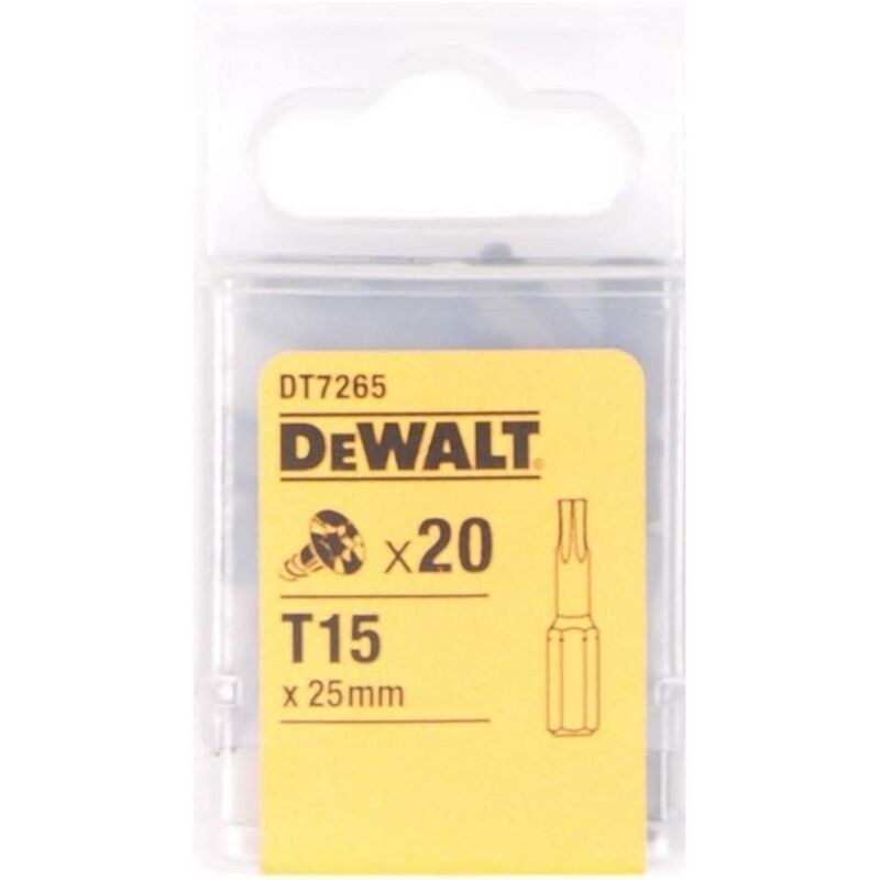 DT7265-QZ - Punte per viti Torx - lunghezza 25 mm