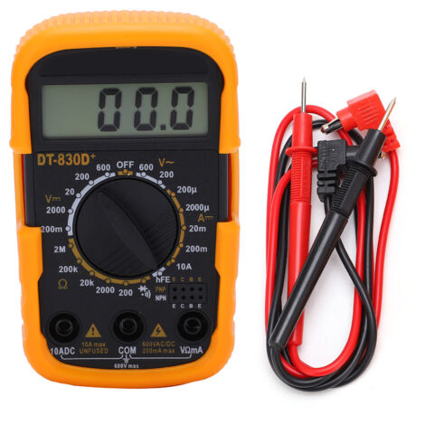 DT830D+ Tragbares Digitalmultimeter für Spannungsmessungen im Labor und in der Fabrik