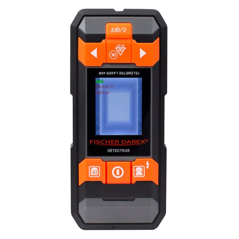 Télémètre laser 40m et Détecteur de matériaux