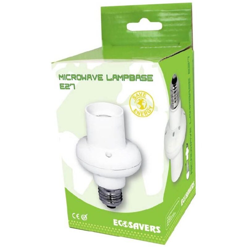 Eqwergy - Détecteur de mouvement 360° pour ampoule E27