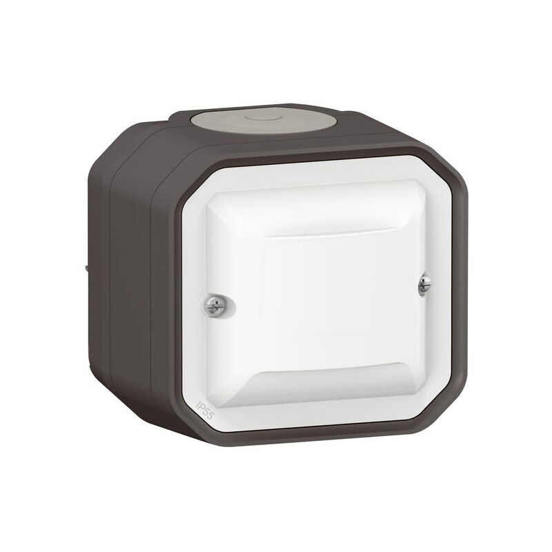 Détecteur de mouvement sans Neutre Plexo complet saillie - Anthracite - Legrand