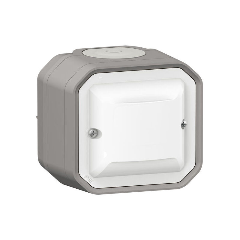 Legrand - Détecteur de mouvement sans Neutre Plexo complet saillie - Gris