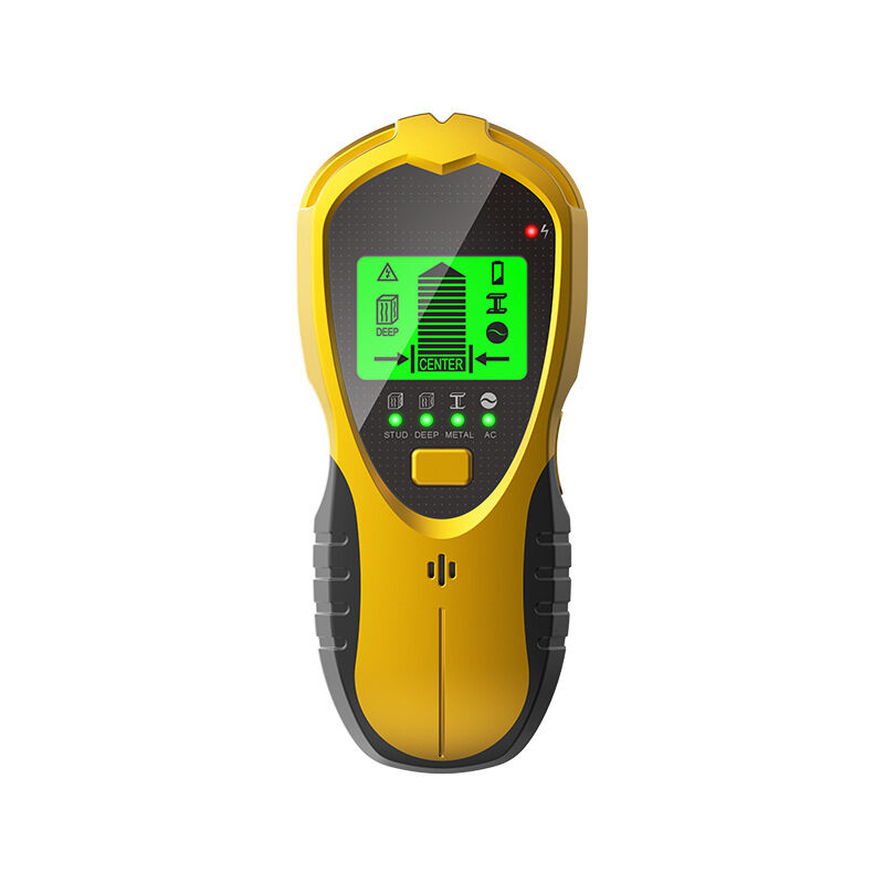 Détecteur de Mur 4 en1 Detecteur de Metaux Mural Avec Écran lcd Détecteur de Montants,Détecteur Avec Batterie 9V Pour Détection Métaux,Fils