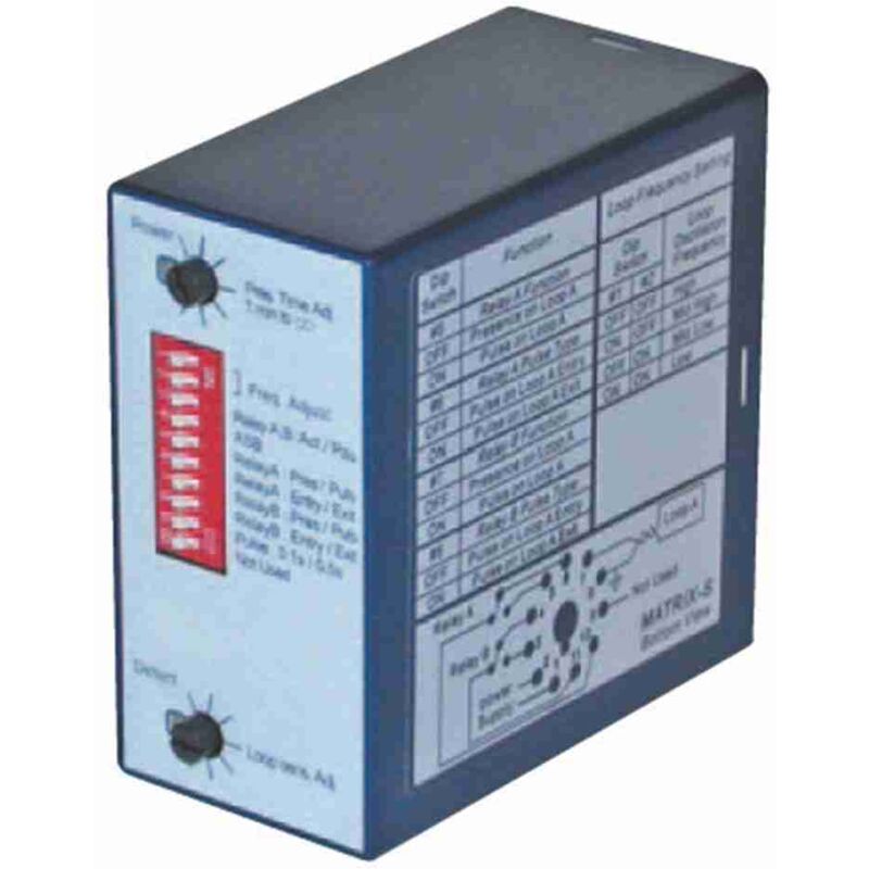 6100131 Détecteur magnétique monocanal pour véhicules à boucle souterraine GENIUS RMG 1