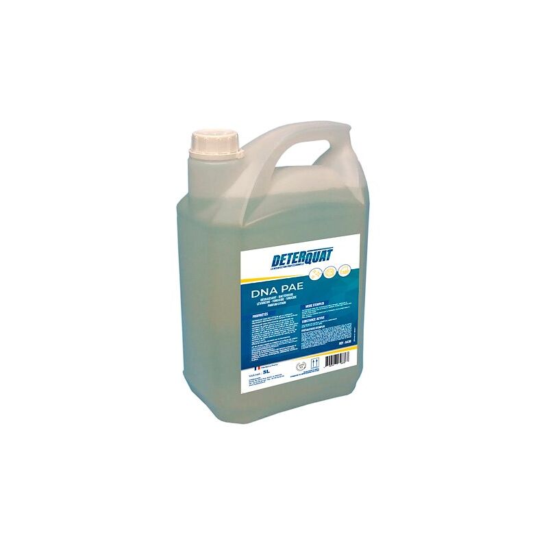 Détergent désinfectant Deterquat dna pae citron - Bidon 5 litres