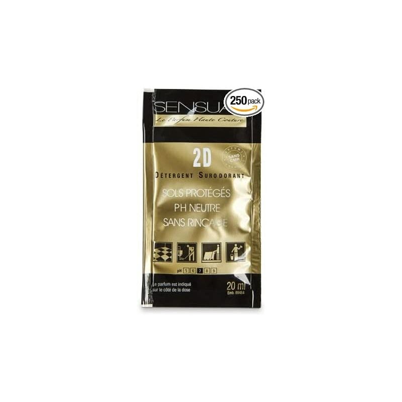 Le Plus De L'entretien - Détergent surodorant sensual 2D doses 20mL - Colis de 250 dosettes (golden)