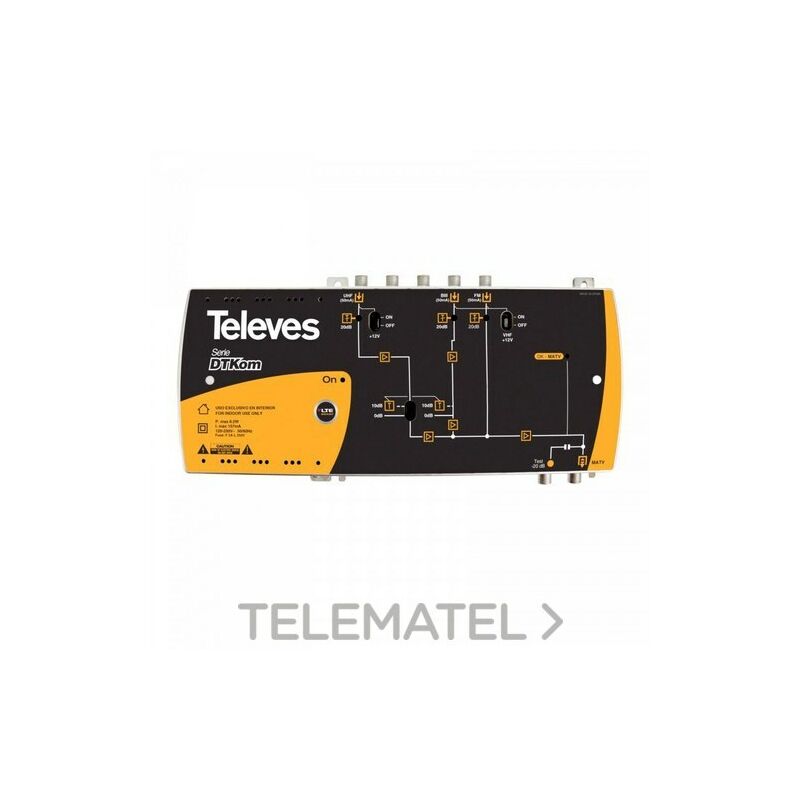 

Dtkom 3E/1S F Bi/Fm-Biii-Uhf Televes 534020