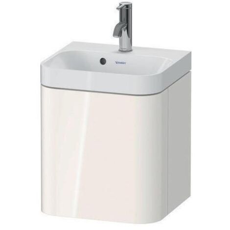 DU HappyD2+ c-shaped Set, wandhängend, 400x360x480mm, m.Überlauf u. HLB., Weiß