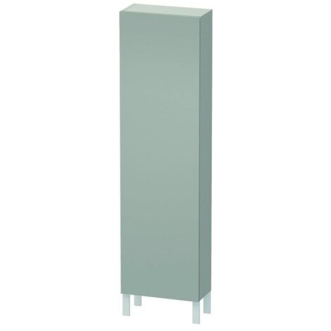 DU Hochschrank L-Cube 243x500x1760mm 1 Tür, TA li., Betongrau Matt
