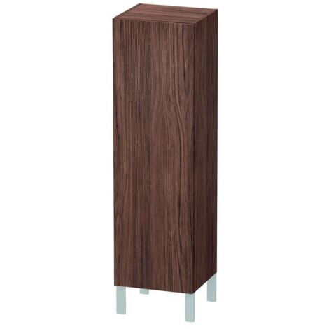 DU HS individual L-Cube 200x250x901mm 1 Tür, TA links, Nussbaum Dunkel