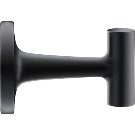 DU Starck T Handtuchhaken, Schwarz Matt, 50x73x50