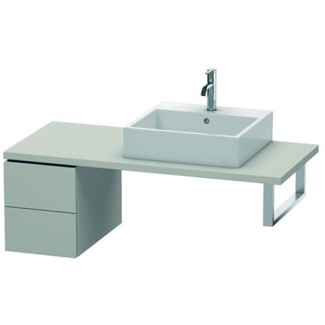 DU US für Konsole L-Cube 400x320x548mm 2 Schubkästen, Betongrau Matt