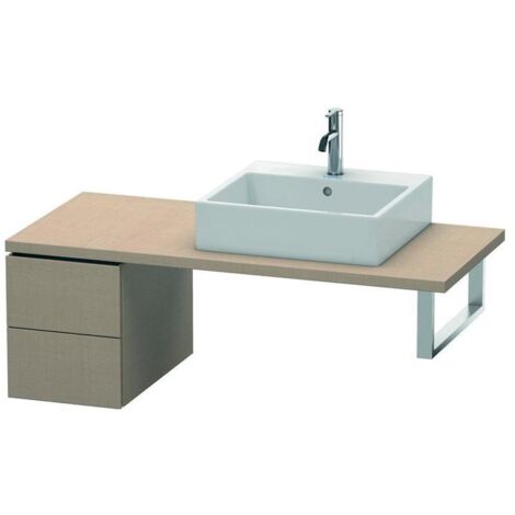 DU US für Konsole L-Cube 400x320x548mm 2 Schubkästen, Leinen