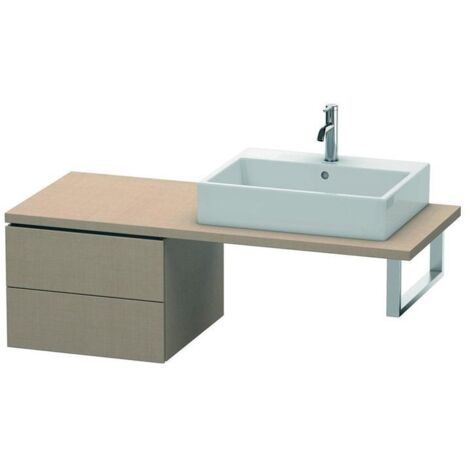 DU US für Konsole L-Cube 400x520x548mm 2 Schubkästen, Leinen
