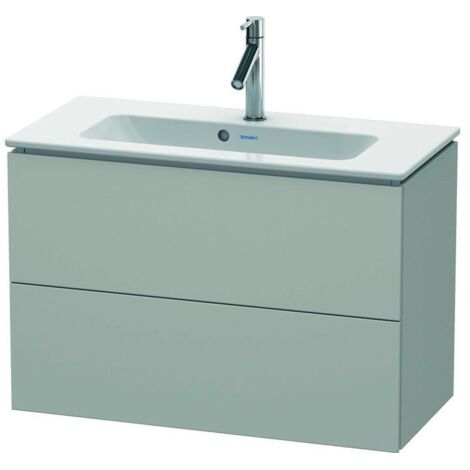 DU WTU Compact L-Cube 550x820x391mm 2 Schubkästen, Betongrau Matt