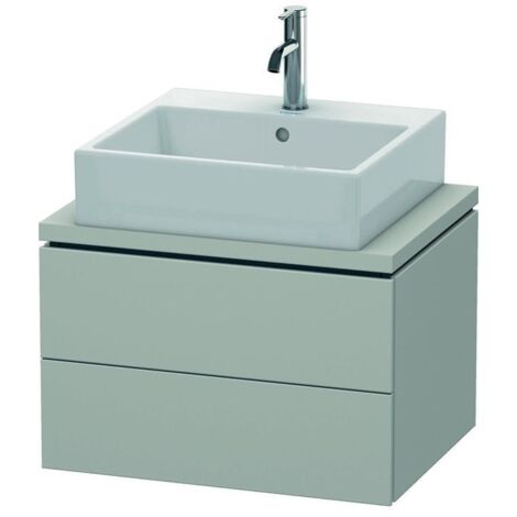 DU WTU f.Console Comp.L-Cube 400x620x477 2 Schubkästen, Betongrau Matt