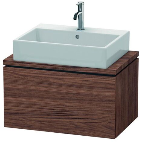 DU WTU f.Console Comp.L-Cube 400x720x477 1 Auszug, Nussbaum Dunkel