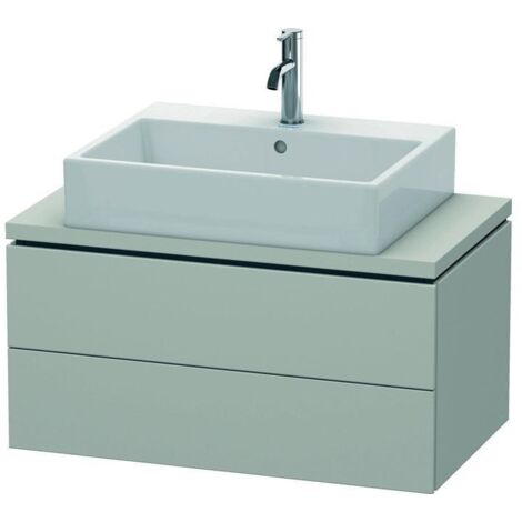 DU WTU f.Console Comp.L-Cube 400x820x477 2 Schubkästen, Betongrau Matt