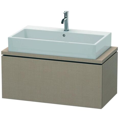 DU WTU f.Console Comp.L-Cube 400x920x477 1 Auszug, Leinen