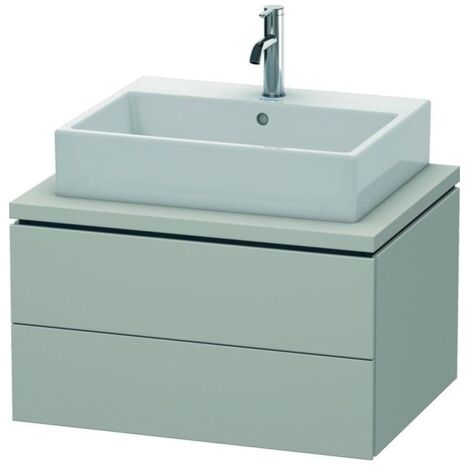 DU WTU für Konsole L-Cube 400x720x547mm 2 Schubkästen, Betongrau Matt