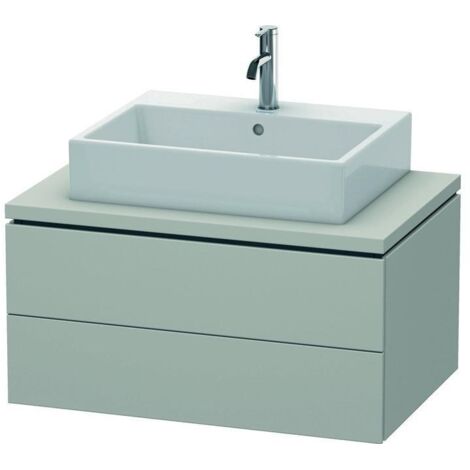 DU WTU für Konsole L-Cube 400x820x547mm 2 Schubkästen, Betongrau Matt
