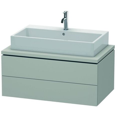 DU WTU für Konsole L-Cube 400x920x547mm 2 Schubkästen, Betongrau Matt