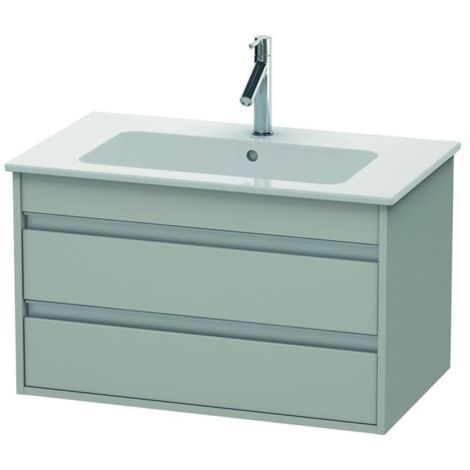DU WTU Ketho f. ME by Starck, 2 Schubk. 480x800x475mm, Betongrau Matt