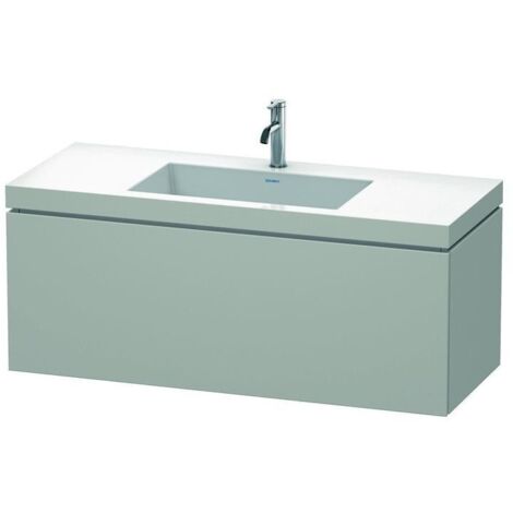 DU WTU L-Cube m. Vero Air 500x1200x480mm 1 HL, 1 Auszug, Betongrau Matt