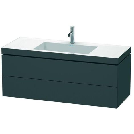 DU WTU L-Cube m. Vero Air 500x1200x480mm o.HL, 2 SchKa, Nussbaum Dunkel